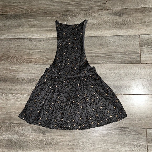 Louise Louise European Twill Grey Leopard Pinafore New Girls Holiday - Picture 7 of 7